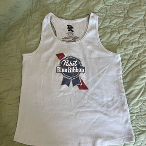 Pabst Blue Ribbon Light Blue Tank Top